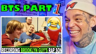 Lance Thirtyacre  RECORDING BROOKLYN GUYS RAP SONG reaction [upl. by Erimahs83]