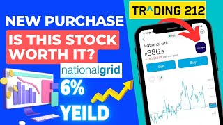 National Grid Massive Dip Added to my Portfolio trading212 dividend investing [upl. by Baerman]