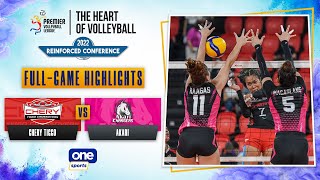 Chery Tiggo vs Akari highlights  2022 PVL Reinforced Conference  Oct 20 2022 [upl. by Knute]