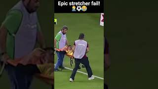 Stretcher SlipUp When Support Staff Fumble 🤦‍♂️⚽😂 shorts [upl. by Jarrett]