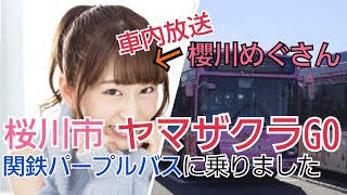 【櫻川めぐ】桜川市のバス「ヤマザクラGO」に乗った！ [upl. by Amrac]