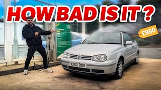 How Waterproof Is My Cheap VW Golf Cabriolet [upl. by Ratha125]