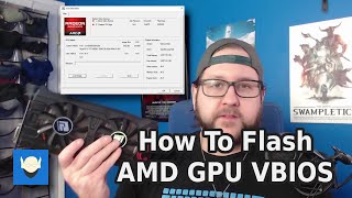 How To Flash AMD GPU VBIOS [upl. by Nnylhtak]