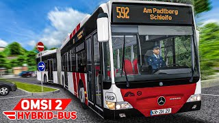 OMSI 2 Im MercedesBENZ GDH HYBRIDBUS unterwegs in Waldhofen  Bus Simulator [upl. by Cirda]