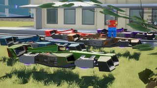 Another race with our F1 Hover cars this time on Brickogorsk [upl. by Assirak]