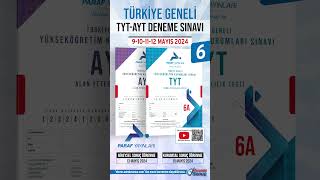 TYTAYT mayıs 2024 TÜRKİYE GENELİ deneme sınavı 6 shorts [upl. by Sewoll603]