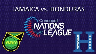 Jamaica vs Honduras  CONCACAF Nations League 202425  PES [upl. by Alidus]