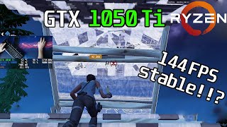 GTX 1050 Ti · Ryzen 5 5600X · Works 2024 · Fortnite 1080p LOW Meshes [upl. by Beryle295]