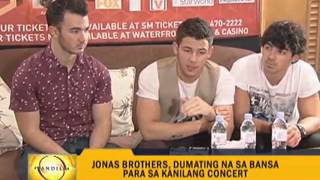 Jonas Brothers want to try halohalo jeepneys [upl. by Rexanne397]