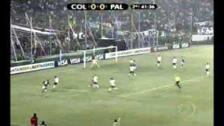 Golaço Cleiton Xavier  ColoColo CHI x Palmeiras [upl. by Nwahsyar]