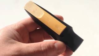 How to fit a saxophone reed Introducing easy reed easy to fit easy to play [upl. by Joni28]