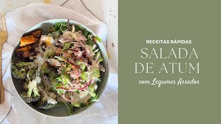 Salada de Atum com Legumes Assados e Molho de Tahine Shorts [upl. by Avik429]