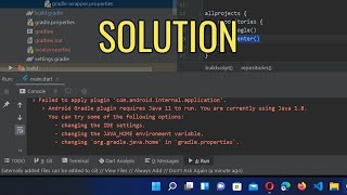 How to fix Android Studio Failed to apply plugin comandroidinternalapplication  Flutter [upl. by Mitchiner]