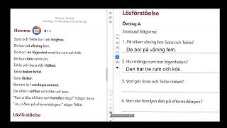 Läsförståelse Hemma måndag 4 november [upl. by Kred112]