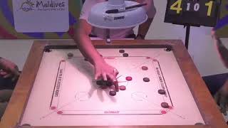 ASION CARROM CHAMPIONSHIP MOHD GUFRAN VS SANDEEP DIVE [upl. by Tima]