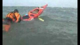 Sea Kayak Self Rescue  The Ladder [upl. by Nadabb]