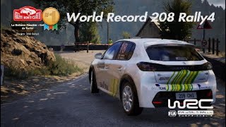 WORLD RECORD🏆208 Rally4 MonteCarlo🇮🇩La Bollène Vésubie Col de Turini EA WRC [upl. by Eenttirb]