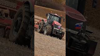 Kyprenie pôdy v kopci s Claas AXION 930 a Case IH Magnum 380 s hĺbkovými kypričmi Horsch TIGER 3 [upl. by Htbazile339]