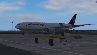 TOUR MUNDIAL  LEG 5  GYE PSO  LUFTHANSA CARGO 777F  GUAYAQUIL x PASTO XPLANE 11 [upl. by Eladroc879]