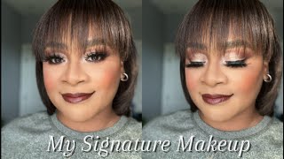 My signature makeup lookbeginner friendly [upl. by Prosper340]