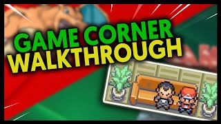 TEAM ROCKET GAME CORNER HIDEOUT WALKTHROUGH ON POKEMON FIRE RED AND LEAF GREEN [upl. by Anael]