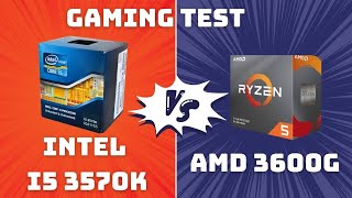 3570k vs 3200g Gaming Test  Best Budget Gaming Cpu 2024  Cpu Buying Guide 2024 [upl. by Aiuoqes]