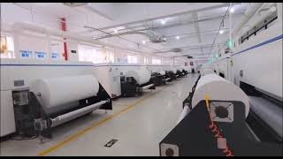 Model X industrial high speed dye sublimation fabric printer [upl. by Zarihs]