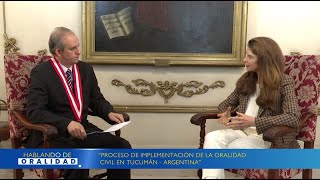 Proceso de implementación de la oralidad civil en Tucumán Argentina  Dra Claudia Beatriz Sbdar [upl. by Miner]