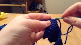 Casting off and weaving in ends in Knitting [upl. by Leipzig433]