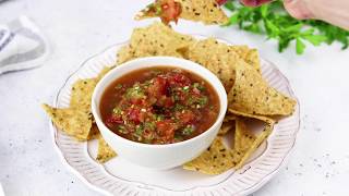 The BEST Easy Salsa Recipe [upl. by Baten]