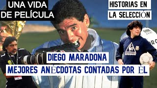 ANÉCDOTAS de DIEGO MARADONA de su VIDA contadas por ÉL Selección Argentina Napoli Boca y más [upl. by Yesoj]