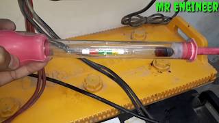 Battery Life Test With Hydrometer UrduHindi [upl. by Isola899]