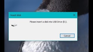 How to fix with USB Flash Drive insert disk [upl. by Artemis]