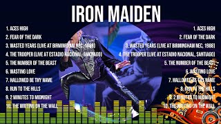 Iron Maiden Greatest Hits Ever  The Very Best Songs Playlist Of All Time [upl. by Genevra245]