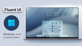 Fluent Minimal Windows Theme 2024 [upl. by Chud]