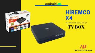 Hiremco Android Tv Box Modelleri X2  X4  X6  Enjoy  Nitro  İmpala [upl. by Landon]