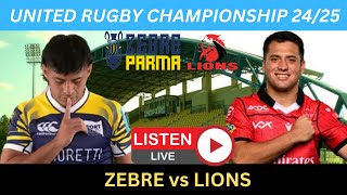 ZEBRE vs LIONS URC 2425 Live Commentary [upl. by Orola]