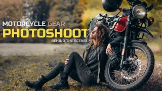 My First Motorcycle Gear Photoshoot  Behind the Scenes [upl. by Helsell308]