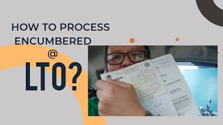 3 Easy Step to Process ENCUMBERED at LTO A must know [upl. by Kcirednek]