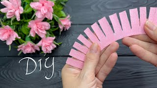 They are beautiful Crepe Paper Flowers EASY Tutorial DIY [upl. by Leilamag442]