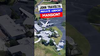 John Travoltas  Private Airport ✈️ Mansion 🏠 johntravolta usa airport florida mansion [upl. by Shelman]