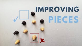 How to Improve Pieces  Chess Middlegames [upl. by Nahtad]