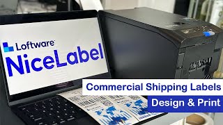 Commercial Shipping Labels Design amp Print [upl. by Meekah]