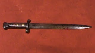 1888 LeeMetford Bayonet Its more than just a big knife [upl. by Haramat]