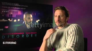 Matthias Schoenaerts talks about DisorderMaryland PTSD war veterans and James Bond [upl. by Kcyrred]