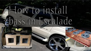 Cadillac escalade esv loc install please watch for bass [upl. by Hussar]