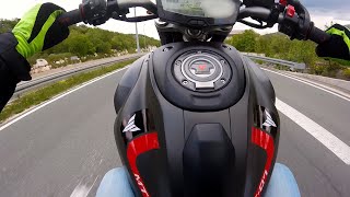 Yamaha MT07  FZ07 Arrow Exhaust PURE SOUND  Wheelies [upl. by Ennairda155]