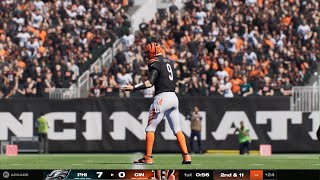 Madden NFL 25  Philadelphia Eagles vs Cincinnati Bengals  Gameplay PS5 [upl. by Jaine]