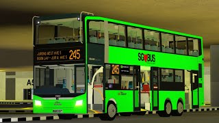 SBST  SG6331T on service 245  MAN A95 ND323F Euro 6 Batch 6 3D2S [upl. by Dobbins]