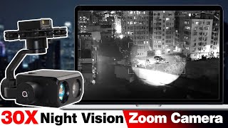 YANGDA 30X Night Vision Drone Zoom Camera [upl. by Yentterb426]